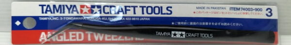 TAMIYA 74003 Angled Tweezer 黑色彎夾