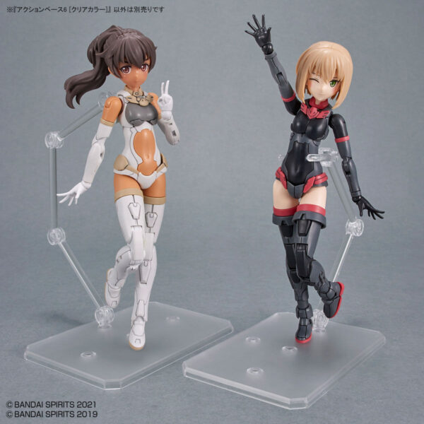 Action Base 6 - Clear (For HG, 30MM, 30MS) 可動展示架 6 [透明配色]：圖片 6