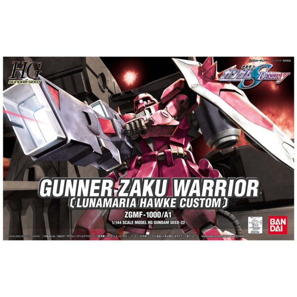 HG-Seed-22 - ZGMF-1000/A1 Gunner Zaku Warrior [Lunamaria Hawke專用機] (1/144) 砲擊型薩克戰士[露娜專用機]