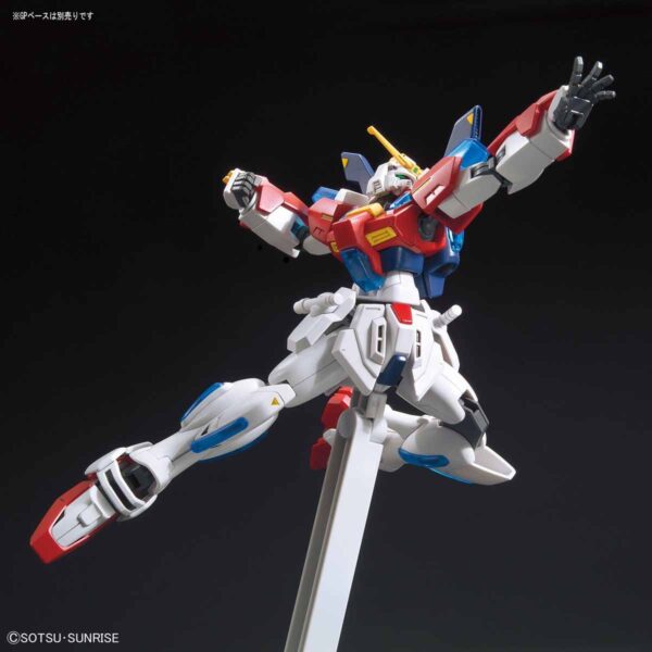 HGBF-058 Star Burning Gundam  (1/144) 星際燃燒鋼彈：圖片 5