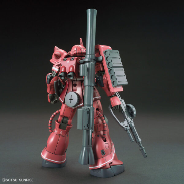 HGGO-024 - MS-06S Zaku II [Red Comet Ver.] (1/144 ) 夏亞專用薩克II 紅色彗星Ver.：圖片 3