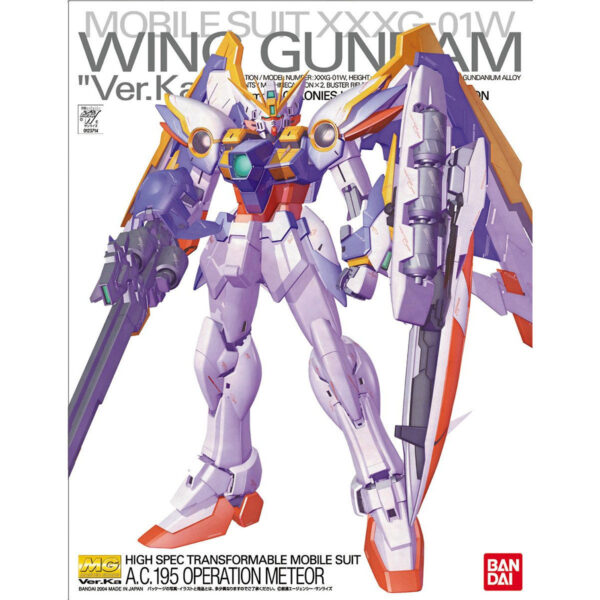 MG-069Ka - XXXG-01W Wing Gundam Ver. Ka (1/100) 飛翼鋼彈 Ka版