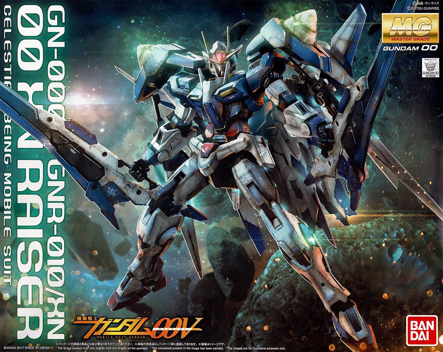 〇 未組立 1/100 MG GN-0000+GNR-010/XN ダブルオーザンライザー 「機動戦士ガンダム00V(ダブルオーブイ)」｜ 機動戦士ガンダムOO（ダブルオー）