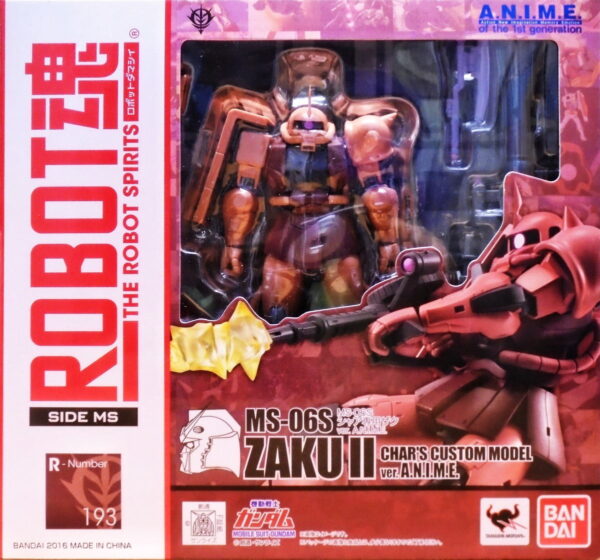 ROBOT 魂 R-193 - MS-06S Zaku II Char's Custom Model A.N.I.M.E. ver. 薩克 II [夏亞專用型]