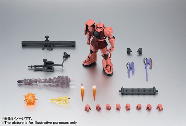 ROBOT 魂 R-193 - MS-06S Zaku II Char's Custom Model A.N.I.M.E. ver. 薩克 II [夏亞專用型]：圖片 10