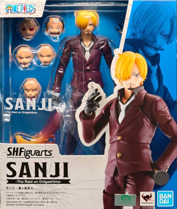 S.H.Figuarts - One Piece Sanji -The Raid on Onigashima- 航海王 香吉士 -鬼島討伐- （特價品，外盒受損）