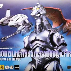 S.H.MonsterArts - MechaGodzilla [1993] & Garuda & Fire Rodan [Makuhari Decisive Battle Ver.] 機械哥吉拉(1993)＆翔鷹號＆火焰拉頓 幕張決戰Ver.