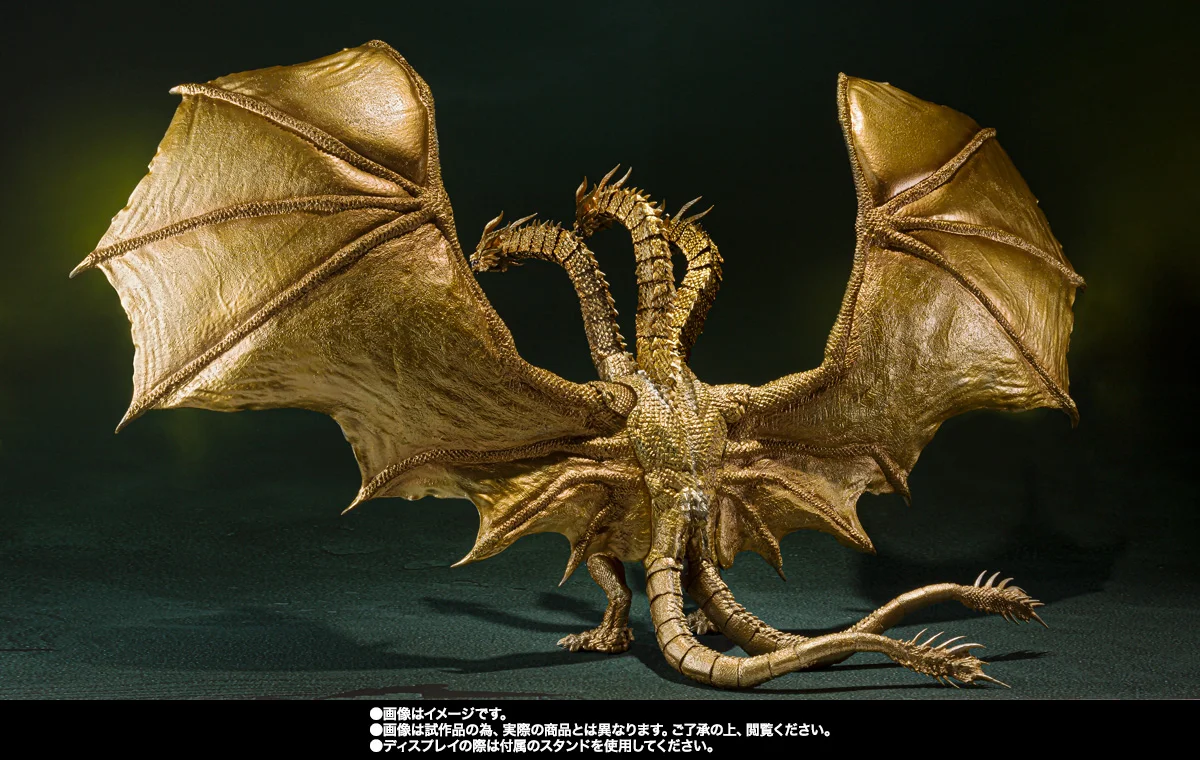S.H.MonsterArts - King Ghidorah (2019) Special Color Ver. 王者基多拉[特殊色版][魂商店]：圖片 4