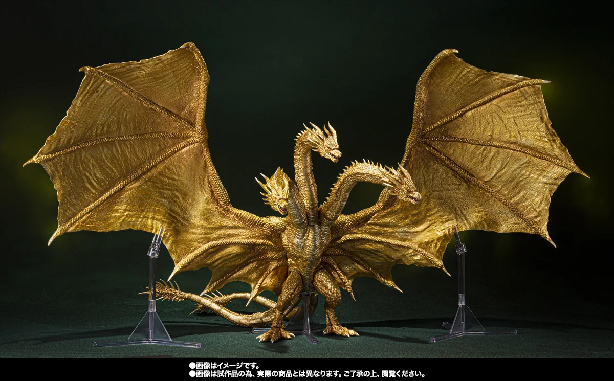 S.H.MonsterArts - King Ghidorah (2019) Special Color Ver. 王者基多拉[特殊色版][魂商店]：圖片 3