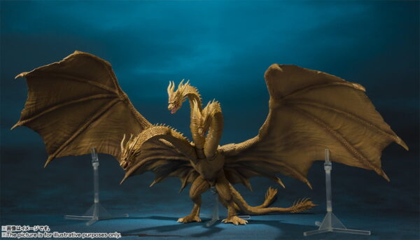 S.H.MonsterArts - King Ghidorah (2019) 王者基多拉：圖片 5