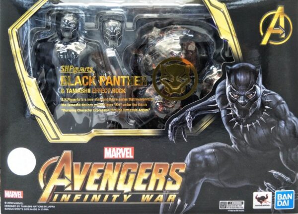 S.H.Figuarts - Black Panther [Avengers - Infinity War] & Tamashii Effect Rock 黑豹 & 岩石配件套組 [魂商店]