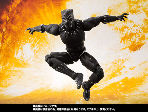 S.H.Figuarts - Black Panther [Avengers - Infinity War] & Tamashii Effect Rock 黑豹 & 岩石配件套組 [魂商店]：圖片 4