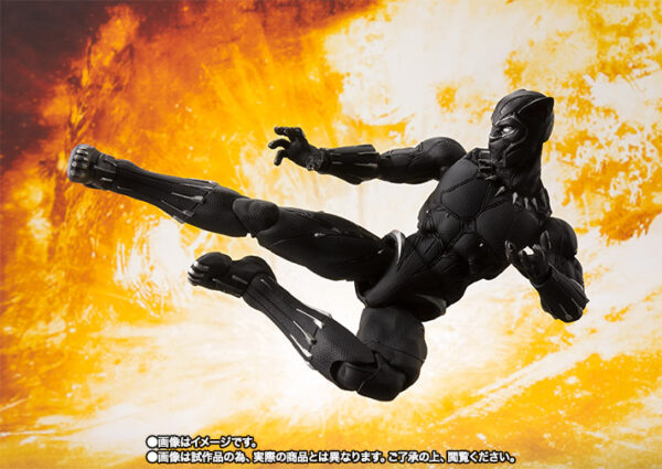 S.H.Figuarts - Black Panther [Avengers - Infinity War] & Tamashii Effect Rock 黑豹 & 岩石配件套組 [魂商店]：圖片 3