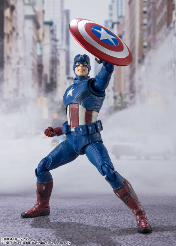 S.H.Figuarts - Captain America [Avengers Assemble Edition] [Avengers] 美國隊長 [魂商店]：圖片 5