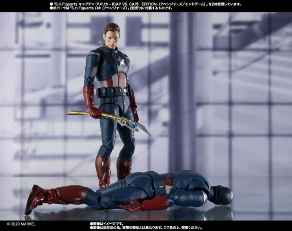 S.H.Figuarts - Captain America [CAP VS. CAP Edition] [Avengers: Endgame] 美國隊長 [魂商店]：圖片 10