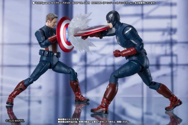 S.H.Figuarts - Captain America [CAP VS. CAP Edition] [Avengers: Endgame] 美國隊長 [魂商店]：圖片 9