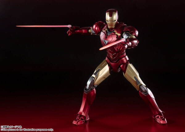 S.H.Figuarts - Iron Man Mk. 6 [Battle Damage Edition] [Avengers] 鋼鐵人 Mk. 6 [魂商店]：圖片 6