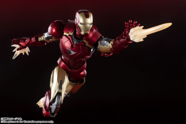 S.H.Figuarts - Iron Man Mk. 6 [Battle Damage Edition] [Avengers] 鋼鐵人 Mk. 6 [魂商店]：圖片 5