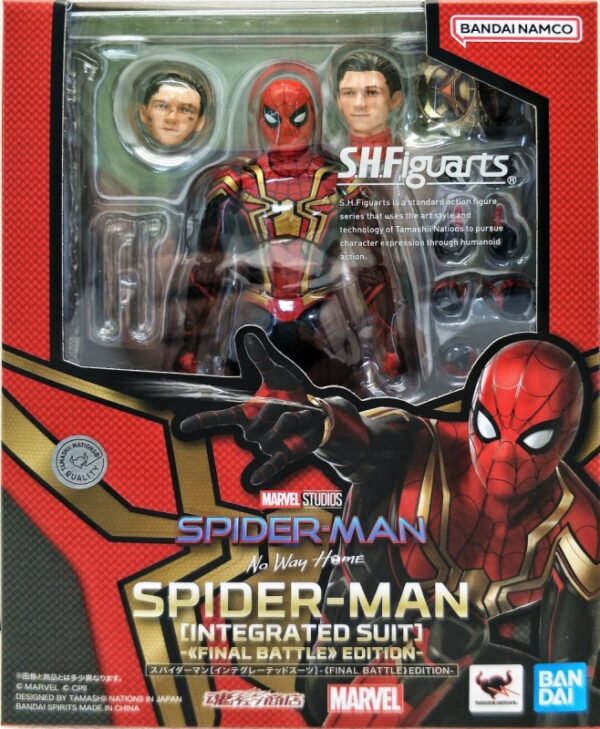 S.H.Figuarts - Spider-Man [Integrated Suit] [Final Battle Edition] [No-Way Home] 蜘蛛人 [最終決戰版] [魂商店]