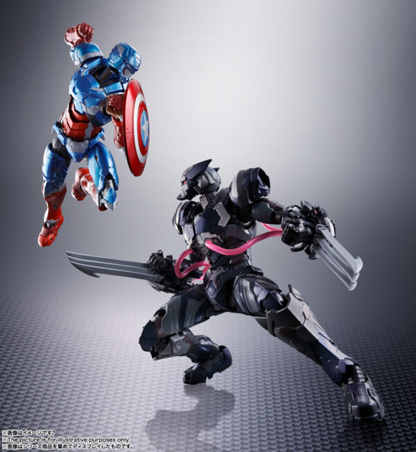 S.H.Figuarts - Venom Symbiote Wolverine (TECH-ON AVENGERS) 猛毒共生體金鋼狼 [魂商店]：圖片 12