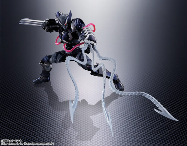 S.H.Figuarts - Venom Symbiote Wolverine (TECH-ON AVENGERS) 猛毒共生體金鋼狼 [魂商店]：圖片 9