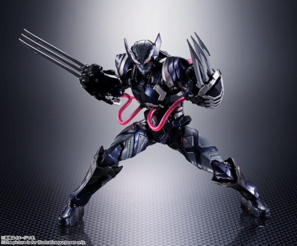 S.H.Figuarts - Venom Symbiote Wolverine (TECH-ON AVENGERS) 猛毒共生體金鋼狼 [魂商店]：圖片 6