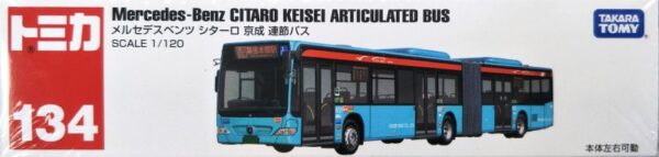 Tomica 134 - Mercedes-Benz Citaro Keisei Articulated Bus (1/120)