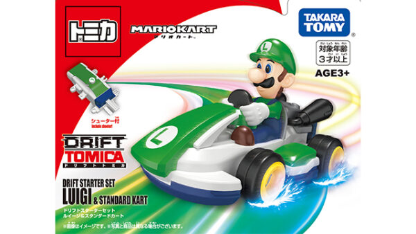 Drift Tomica Mariokart  - Drift Starter Set Luigi & Standard Kart 路易吉小汽車[附發射器]