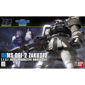 HGUC-107 MS-06F-2 Zaku II F2 (1/144) 薩克 II F2 [連邦軍仕様]