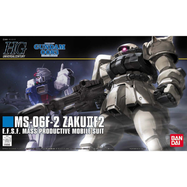 HGUC-107 MS-06F-2 Zaku II F2 (1/144) 薩克 II F2 [連邦軍仕様]