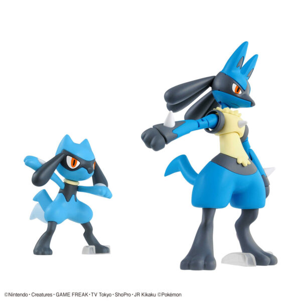 Pokémon Plamo Collection Selection 044 - リオル＆ルカリオ 利歐路 & 路卡利歐：圖片 2