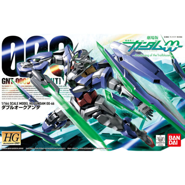 HG-G00-66 GNT-0000 00 Qan[T] (1/144) 量子型鋼彈[T]