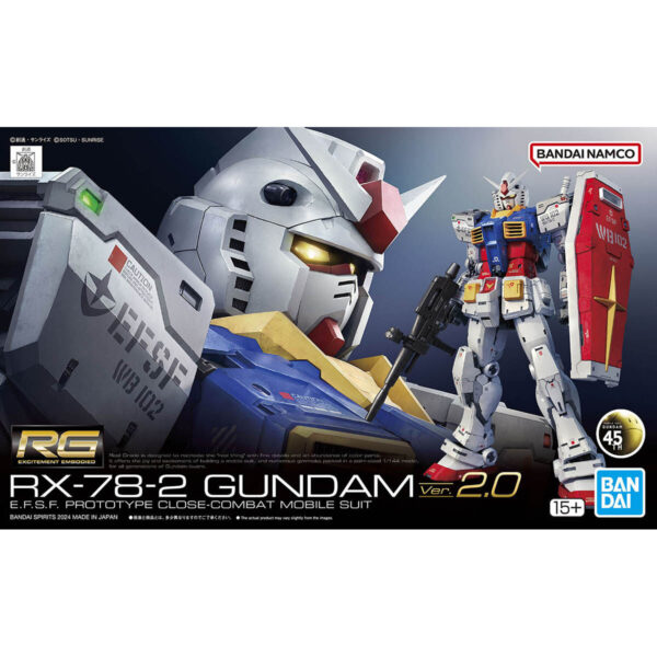 RG-040 - RX-78-2 Gundam Ver.2.0 (1/144) 鋼彈 Ver.2.0