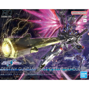 HGCE-258 ZGMF/A-42S2 & A-GXQ754/V2 Destiny Gundam Spec II & Zeus Silouette (1/144) 命運鋼彈 SpceⅡ＆宙斯裝備