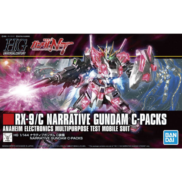 HGUC-222 RX-9/C Narrative Gundam C-Packs (1/144) 故事鋼彈C裝備