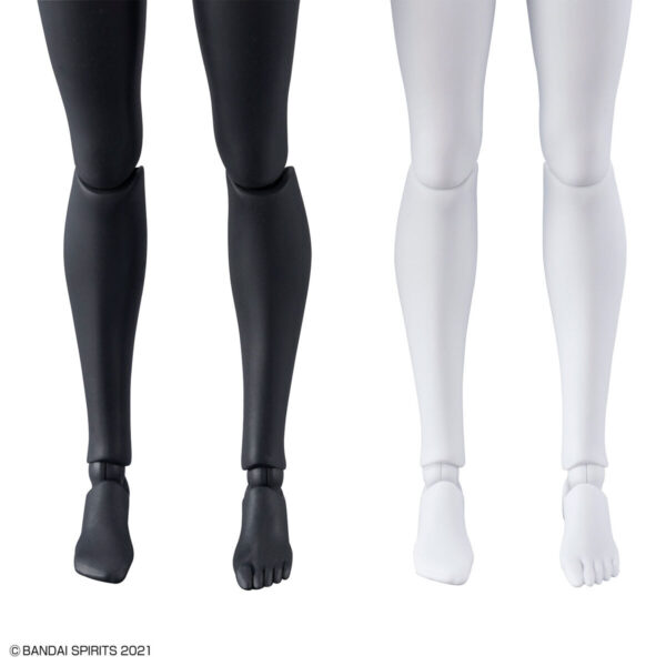 30MS OB-12 Option Body Parts Arm Parts & Leg Parts [White/Black] 身體配件套組 手＆腳 [白色/黑色]：圖片 3