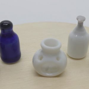 浴室藍白瓷5件用具組
