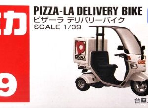Tomica 099 - Pizza-LA Delivery Bike (1/39) 比薩送貨機車