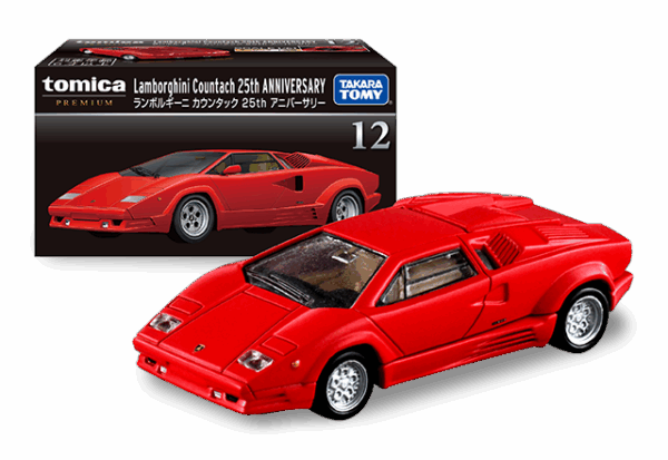 Tomica Premium 012 - Lamborghini Countach 25th Anniversary (1/61)