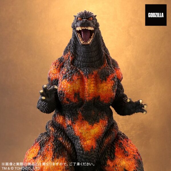 X-Plus 酒井ゆうじ造形收藏 東寶30cm系列 Godzilla (1995) バーニングクリアVer. 哥吉拉1995 紅蓮透光版：圖片 8