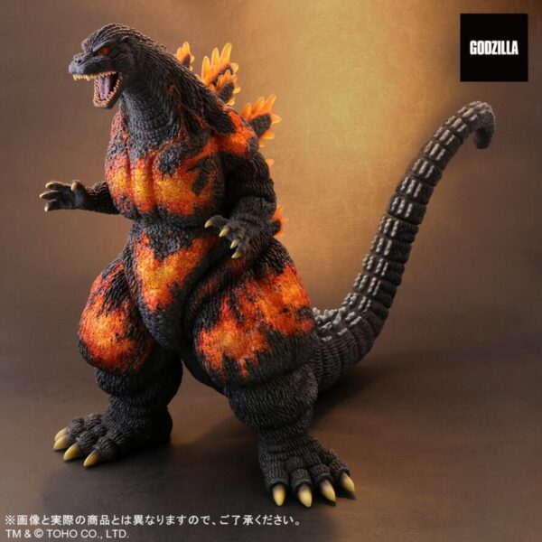 X-Plus 酒井ゆうじ造形收藏 東寶30cm系列 Godzilla (1995) バーニングクリアVer. 哥吉拉1995 紅蓮透光版：圖片 7