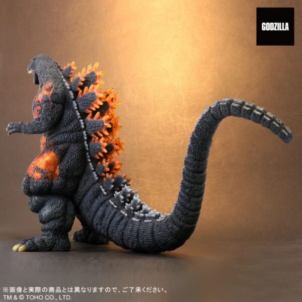 X-Plus 酒井ゆうじ造形收藏 東寶30cm系列 Godzilla (1995) バーニングクリアVer. 哥吉拉1995 紅蓮透光版：圖片 6