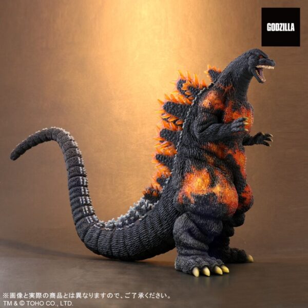 X-Plus 酒井ゆうじ造形收藏 東寶30cm系列 Godzilla (1995) バーニングクリアVer. 哥吉拉1995 紅蓮透光版：圖片 5