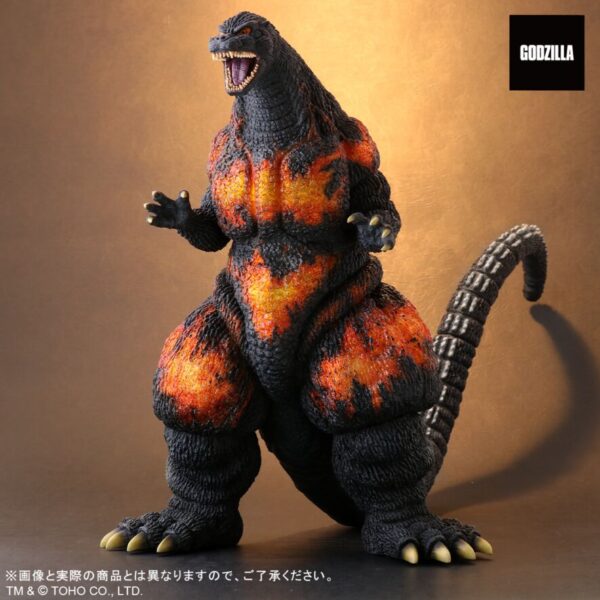 X-Plus 酒井ゆうじ造形收藏 東寶30cm系列 Godzilla (1995) バーニングクリアVer. 哥吉拉1995 紅蓮透光版：圖片 3