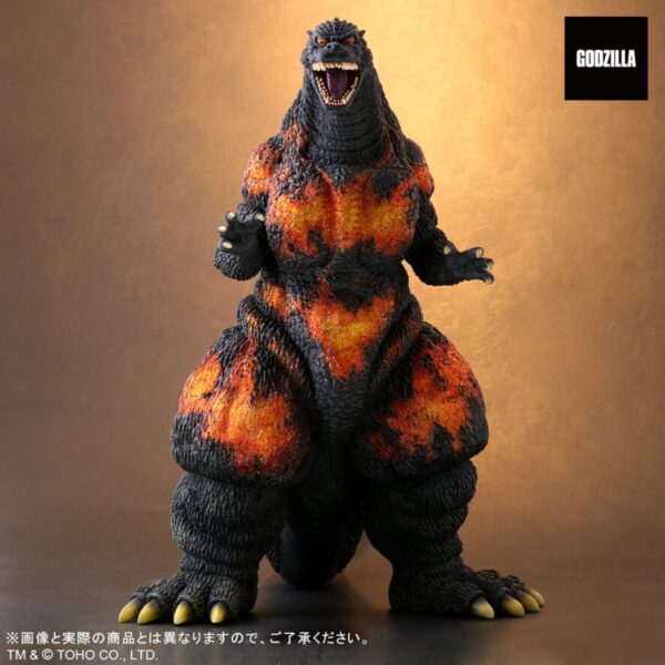 X-Plus 酒井ゆうじ造形收藏 東寶30cm系列 Godzilla (1995) バーニングクリアVer. 哥吉拉1995 紅蓮透光版：圖片 2