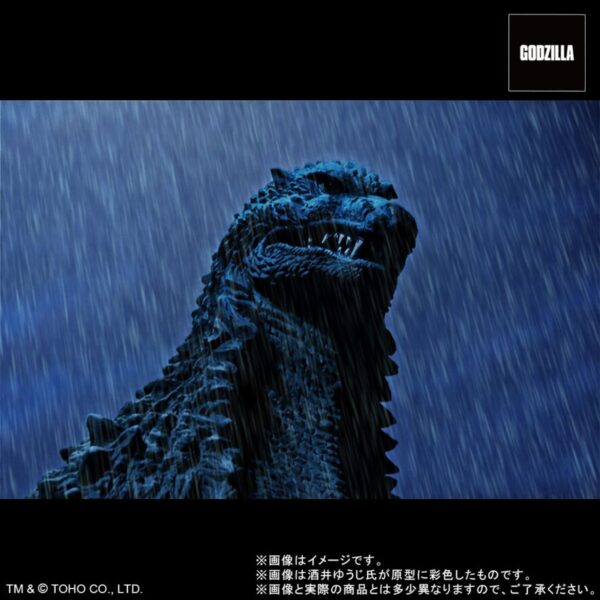 X-Plus 酒井ゆうじ造形收藏 東寶30cm系列 Godzilla (2002) 嵐の中の攻防Ver. 哥吉拉2002 風暴中攻防：圖片 8