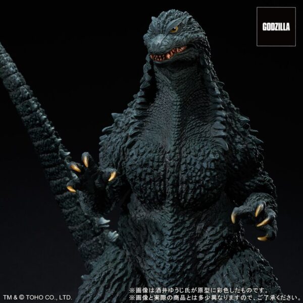 X-Plus 酒井ゆうじ造形收藏 東寶30cm系列 Godzilla (2002) 嵐の中の攻防Ver. 哥吉拉2002 風暴中攻防：圖片 7