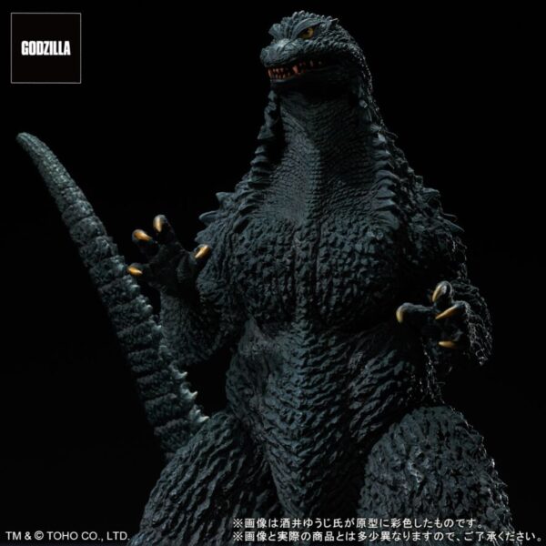 X-Plus 酒井ゆうじ造形收藏 東寶30cm系列 Godzilla (2002) 嵐の中の攻防Ver. 哥吉拉2002 風暴中攻防：圖片 6