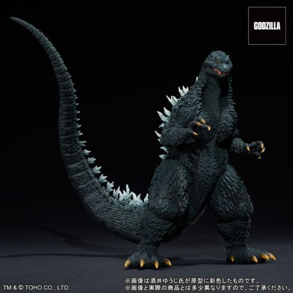X-Plus 酒井ゆうじ造形收藏 東寶30cm系列 Godzilla (2002) 嵐の中の攻防Ver. 哥吉拉2002 風暴中攻防：圖片 3
