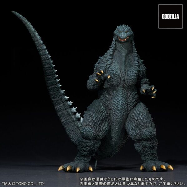 X-Plus 酒井ゆうじ造形收藏 東寶30cm系列 Godzilla (2002) 嵐の中の攻防Ver. 哥吉拉2002 風暴中攻防：圖片 2